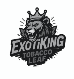 EXOTIKING TOBACCO LEAF logo