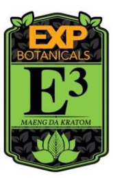 EXP BOTANICALS E3 MAENG DA KRATOM logo