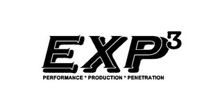 EXP3 PERFORMANCE PRODUCTION PENETRATION logo