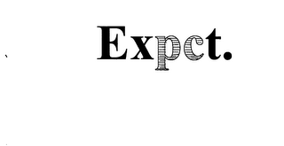 EXPCT. logo