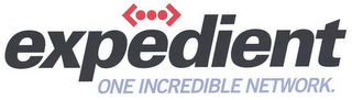 EXPEDIENT ONE INCREDIBLE NETWORK. logo