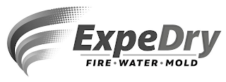 EXPEDRY FIRE · WATER · MOLD logo