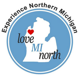 EXPERIENCE NORTHERN MICHIGAN LOVE MI NORTH logo