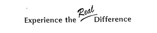 EXPERIENCE THE REAL DIFFERENCE. logo