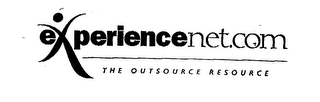 EXPERIENCENET.COM THE OUTSOURCE RESOURCE logo