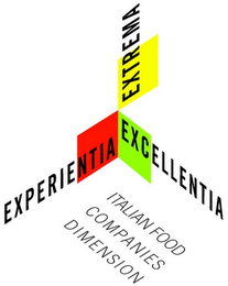 EXPERIENTIA EXTREMA EXCELLENTIA ITALIAN FOOD COMPANIES DIMENSION logo
