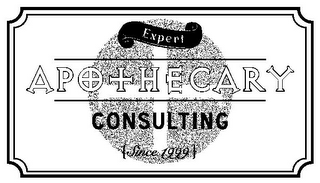 EXPERT APOTHECARY CONSULTING { SINCE 1999 } logo