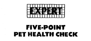 EXPERT FIVE-POINT PET HEALTH CHECK logo