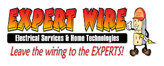 EXPERT WIRE ELECTRICAL SERVICES & HOME TECHNOLOGIES LEAVE THE WIRING TO THE EXPERTS! EXPERT WIRE logo