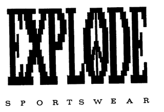 EXPLODE SPORTSWEAR logo