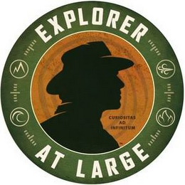 EXPLORER AT LARGE CURIOSITAS AD INFINITUM logo