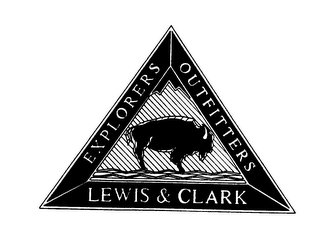 EXPLORERS OUTFITTERS LEWIS & CLARK logo