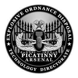 EXPLOSIVE ORDNANCE DISPOSAL TECHNOLOGY DIRECTORATE PICATINNY ARSENAL logo