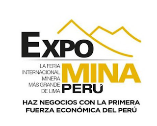 EXPO MINA PERU LA FERIA INTERNACIONAL MINERA MÁS GRANDE DE LIMA HAZ NEGOCIOS CON LA PRIMERA FUERZA ECONÓMICA DEL PERÚ logo
