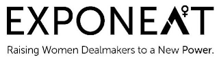 EXPONENT RAISING WOMEN DEALMAKERS TO A NEW POWER. logo