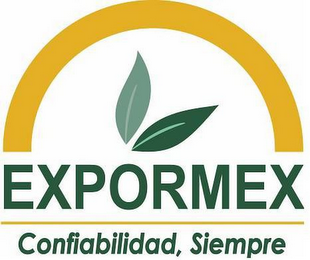EXPORMEX CONFIABILIDAD, SIEMPRE logo