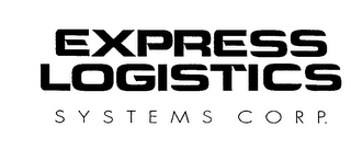 EXPRESS LOGISTICS SYSTEMS CORP. logo