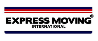 EXPRESS MOVING INTERNATIONAL logo