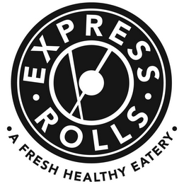 EXPRESS ROLLS · A FRESH HEALTHY EATERY · logo