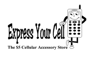 EXPRESS YOUR CELL THE $5 CELLULAR ACCESSORY STORE logo