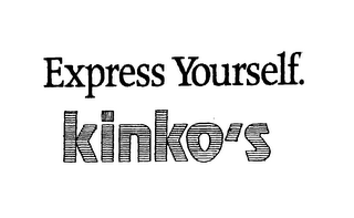 EXPRESS YOURSELF KINKO'S logo