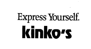 EXPRESS YOURSELF KINKO'S logo