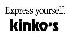 EXPRESS YOURSELF KINKO'S logo