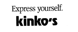 EXPRESS YOURSELF KINKO'S logo