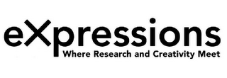 EXPRESSIONS WHERE RESEARCH AND CREATIVITY MEET logo