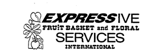 EXPRESSIVE FRUIT BASKET AND FLORAL SERVICES INTERNATIONAL logo