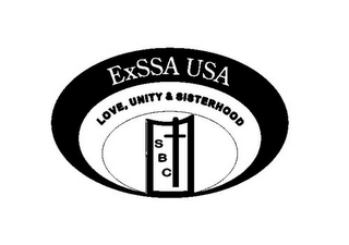 EXSSA USA LOVE, UNITY & SISTERHOOD SBC logo