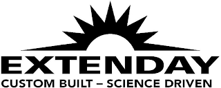 EXTENDAY CUSTOM BUILT - SCIENCE DRIVEN logo