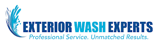 EXTERIOR WASH EXPERTS PROFESSIONAL SERVICE. UNMATCHED RESULTS. logo