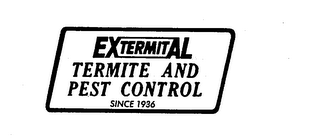 EXTERMITAL TERMITE AND PEST CONTROL SINCE 1936 logo