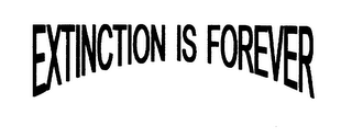 EXTINCTION IS FOREVER logo