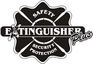 EXTINGUISHER PLUS SAFETY SECURITY PROTECTION logo