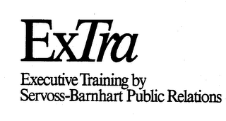 EXTRA EXECUTIVE TRAINING BY SERVOSS-BARNHART PUBLIC RELATIONS logo