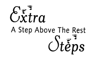 EXTRA STEPS A STEP ABOVE THE REST logo