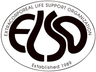 EXTRACORPOREAL LIFE SUPPORT ORGANIZATION ELSO ESTABLISHED 1989 logo