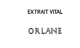 EXTRAIT VITAL ORLANE logo