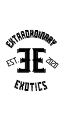 EXTRAORDINARY EST. EE 2020 EXOTICS logo