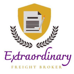 EXTRAORDINARY FREIGHT BROKER logo