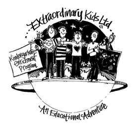 ...EXTRAORDINARY KIDS LTD... AN EDUCATIONAL ADVENTURE KINDERGARTEN ENRICHMENT PROGRAM logo