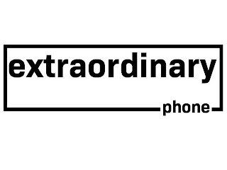 EXTRAORDINARY PHONE logo