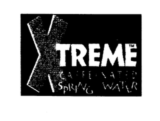 EXTREME CAFFEINATED SPRING WATER logo