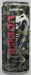 EXTREME COBRA POWER SPECIAL FORCES NSN : 6240-50-745-7769 ENERGY DRINK WITH NATURAL INGREDIENTS SUGAR logo