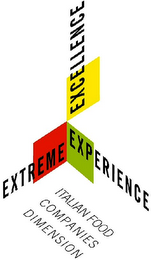 EXTREME EXCELLENCE EXPERIENCE ITALIAN FOOD COMPANIES DIMENSION logo