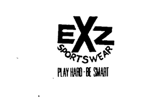 EXZ SPORTSWEAR PLAYHARD - BE SMART logo