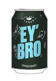EY' BRO NO. 1 LAGER EY' BRO LOVE logo