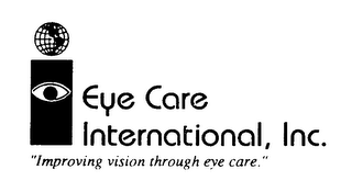 EYE CARE INTERNATIONAL, INC. "IMPROVINGVISION THROUGH EYE CARE."